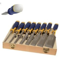Marples Irwin Pro Touch Bevel 8 Piece Chisel Set 6mm 50mm MARS500S8 IRW10507958