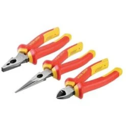 Irwin 10505519 Vice Grip 3 Piece VDE Plier Set